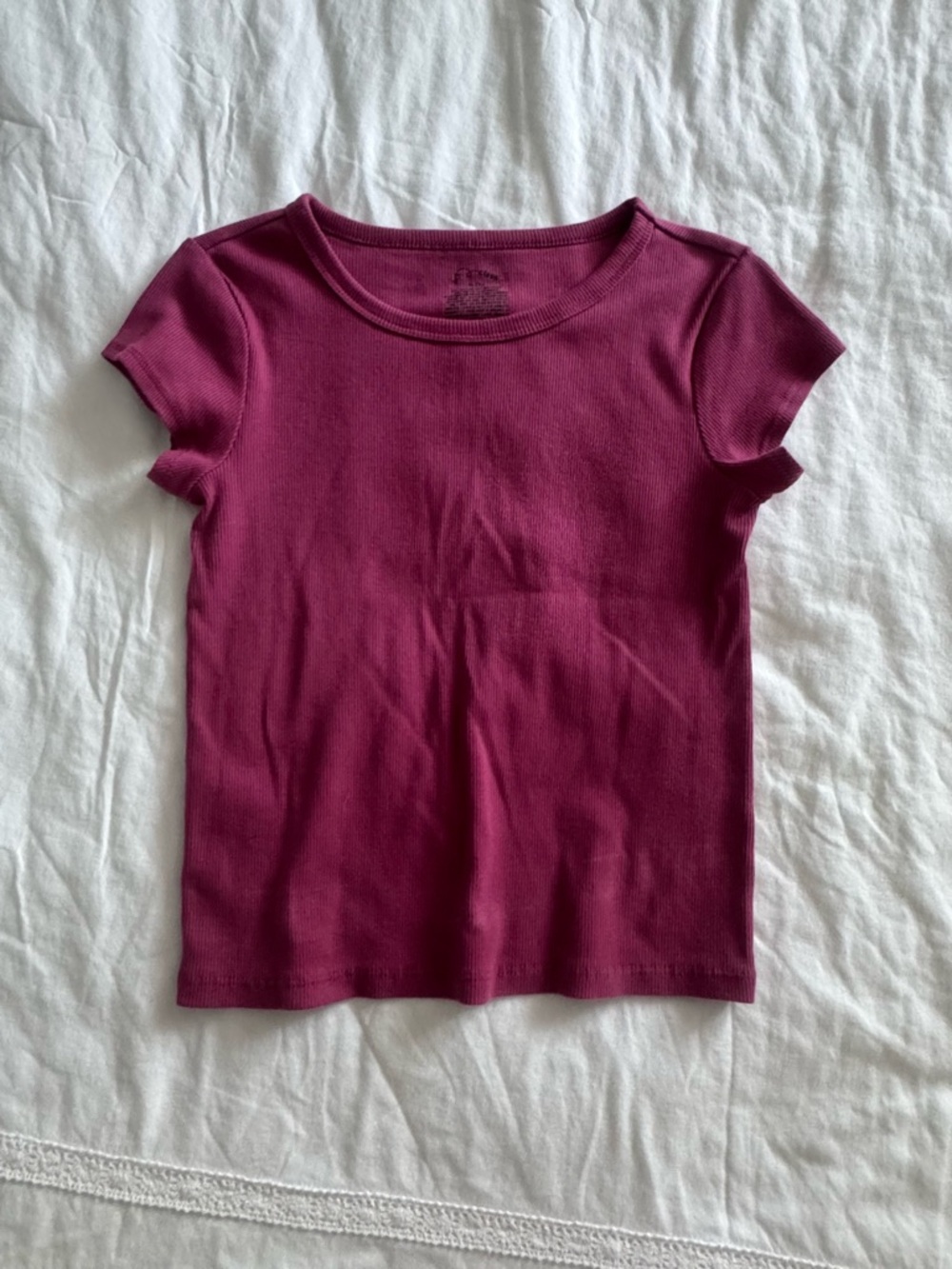art class (Target) Plum Short Sleeve Ribbed Tee